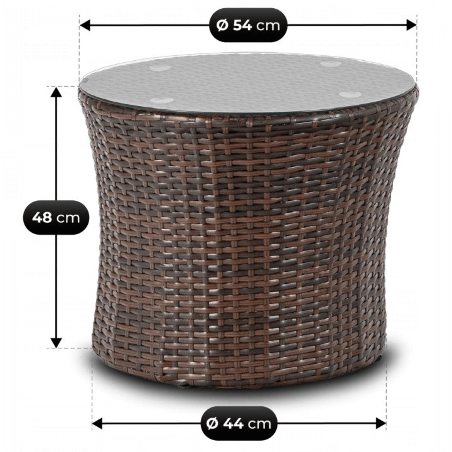 FRIO Gartenmöbel-Set Braun/Beige