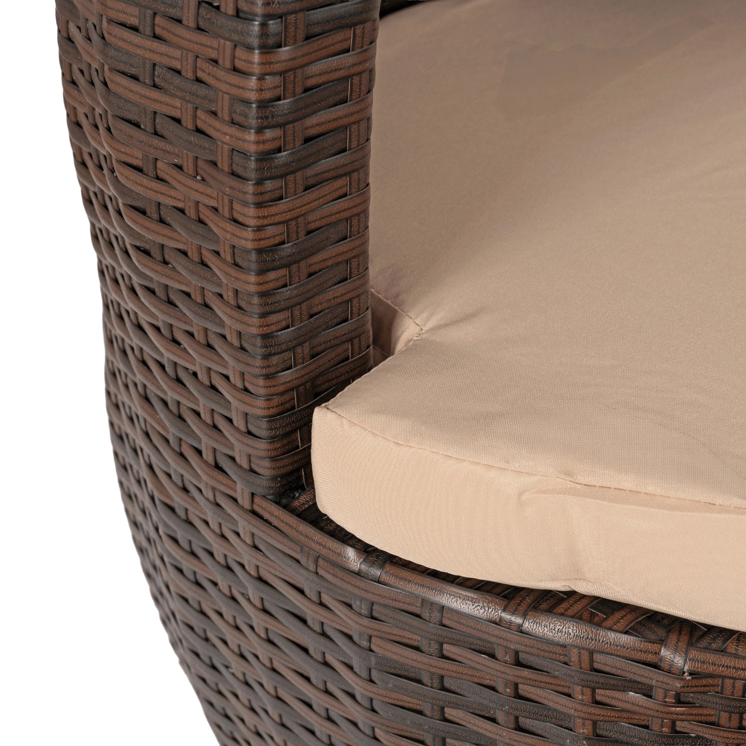 FRIO Gartenmöbel-Set Braun/Beige