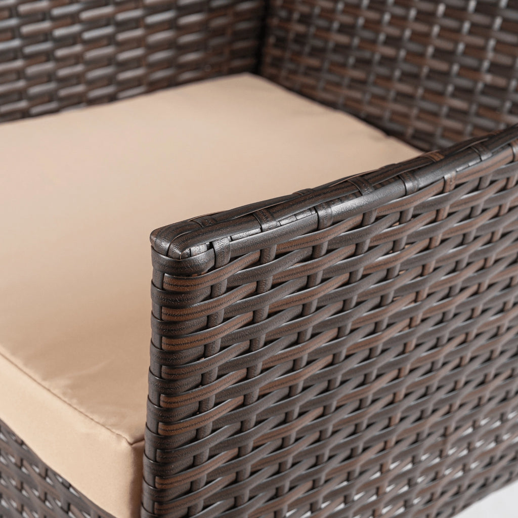 MORADO Gartenmöbel-Set Braun/Beige