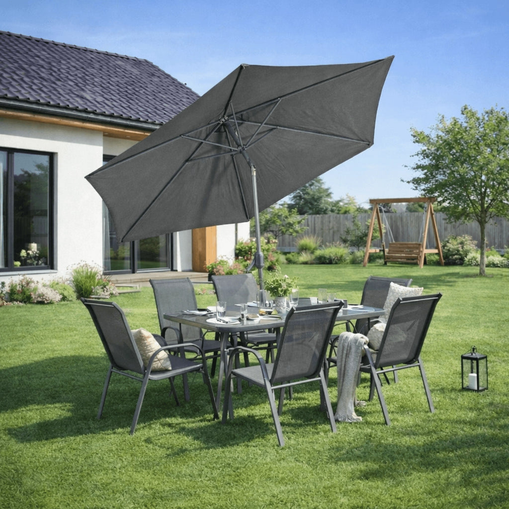 Gartenmöbelset NEBRASKA grau