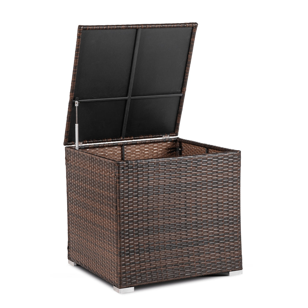 NEGRO Gartenmöbel-Set Braun/Beige