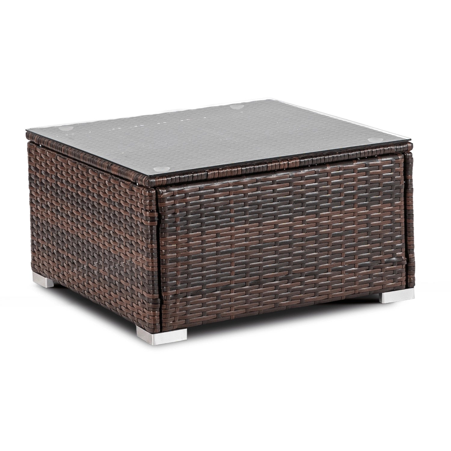 NEGRO Gartenmöbel-Set Braun/Beige