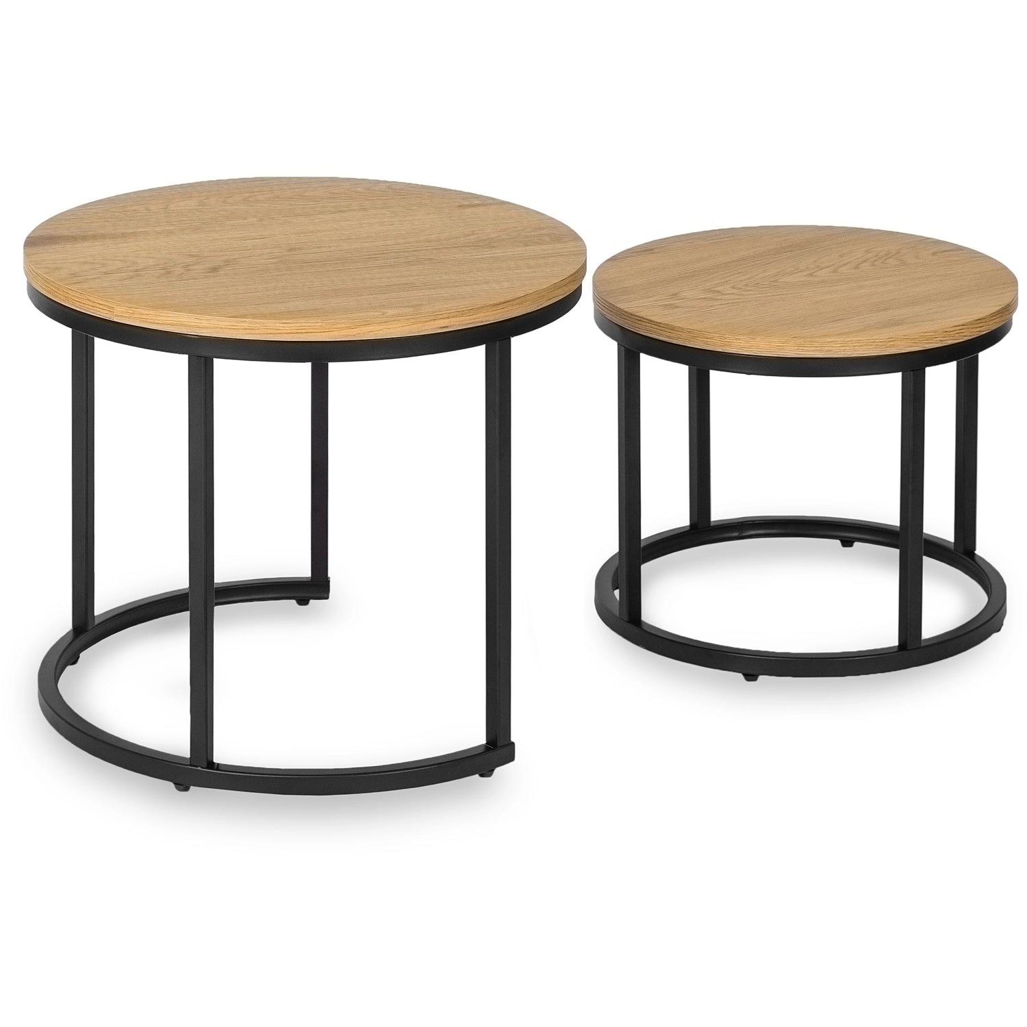 DELIA Couchtisch-Set Goldene Eiche