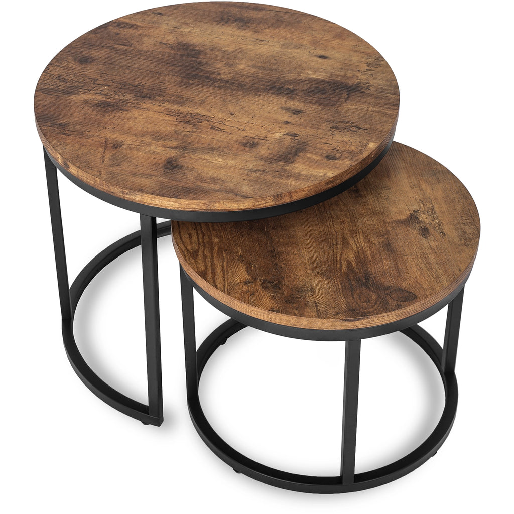 FIGO Couchtisch-Set Rustikale Eiche