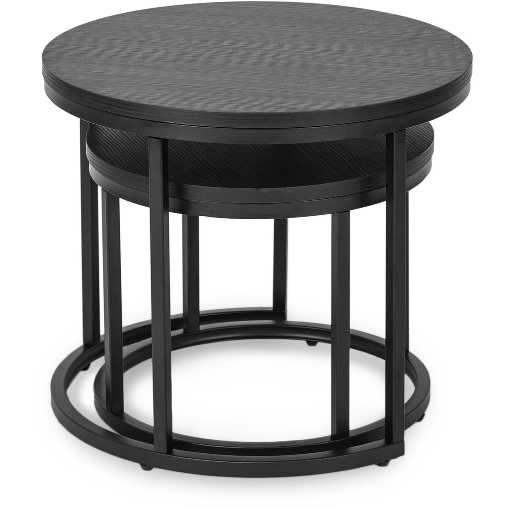 MANU Couchtisch-Set Schwarz