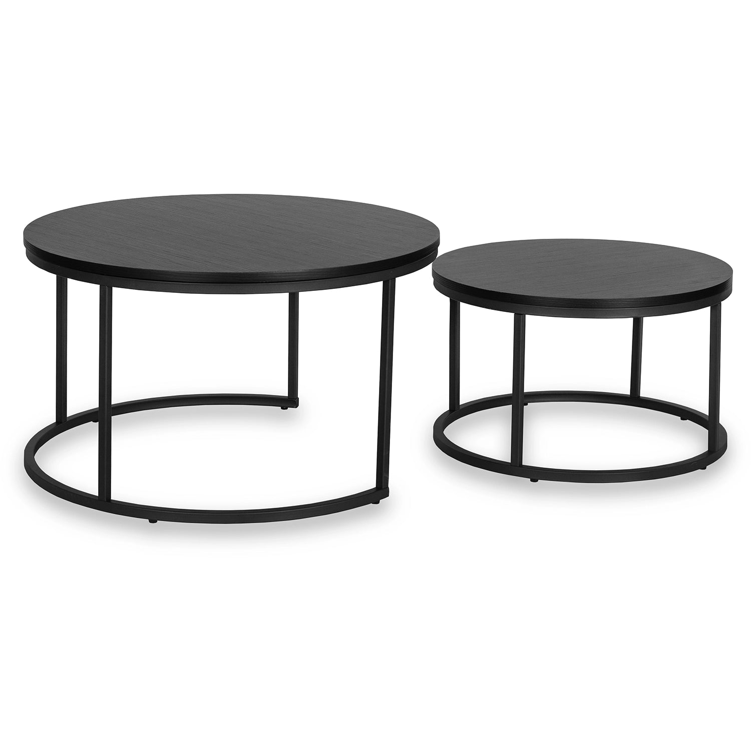 MANU MAX Couchtisch-Set Schwarz