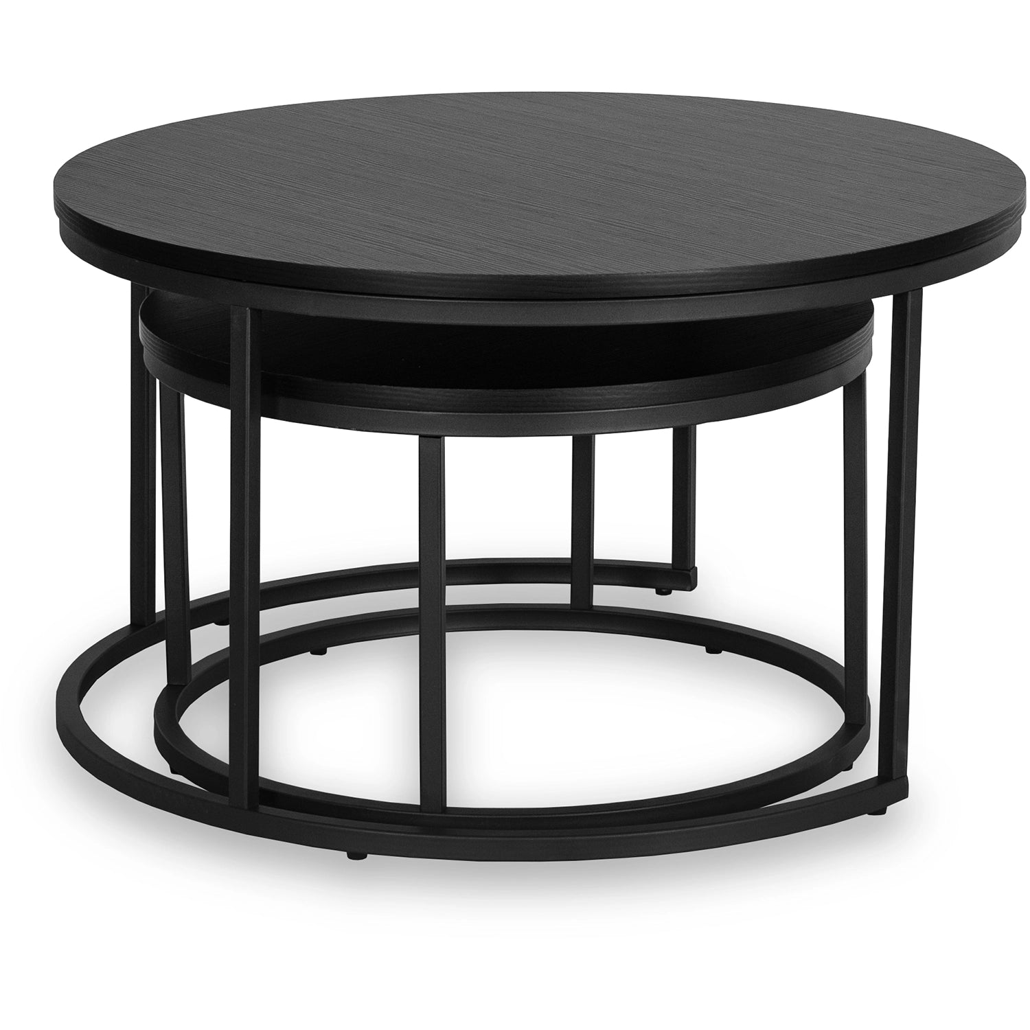 MANU MAX Couchtisch-Set Schwarz