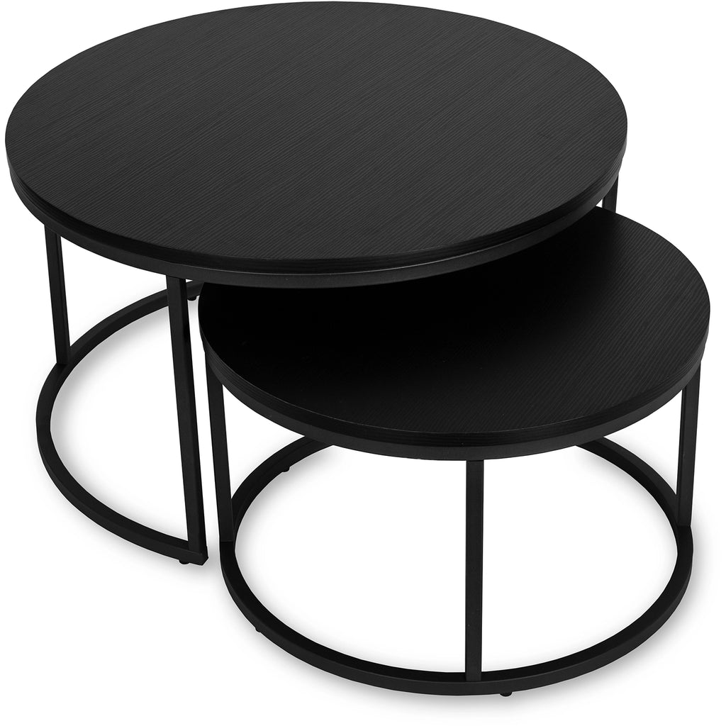 MANU MAX Couchtisch-Set Schwarz