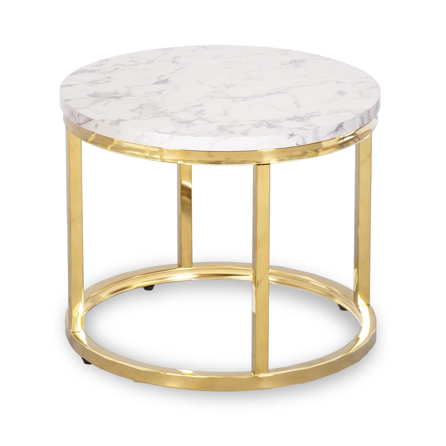 OLIS Couchtisch-Set Marmor Gold