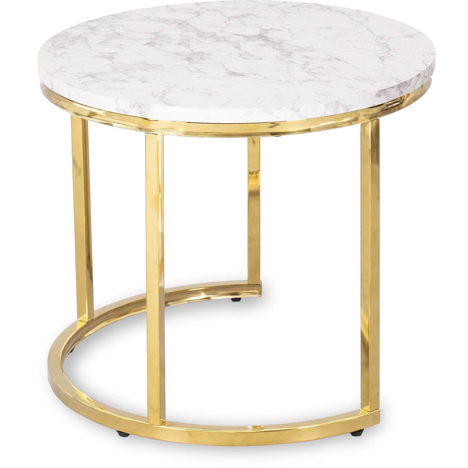 OLIS Couchtisch-Set Marmor Gold